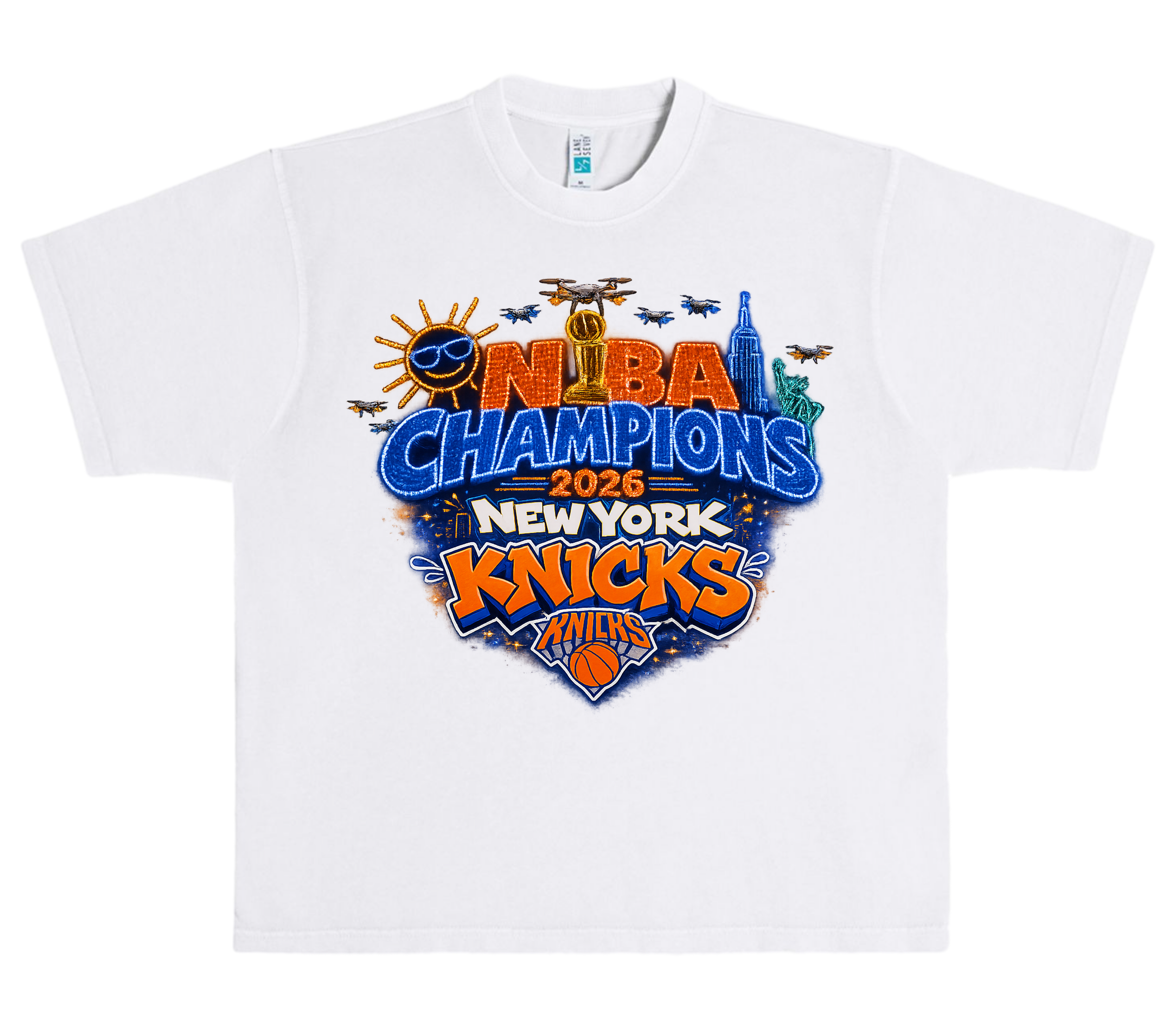 "NY Knicks Championship Drone Tee"